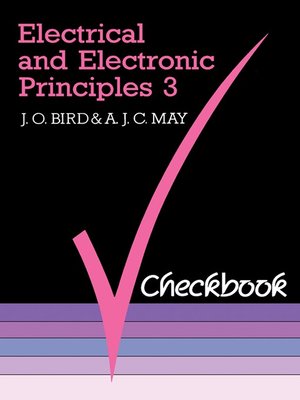 cover image of Electrical and Electronic Principles 3 Checkbook